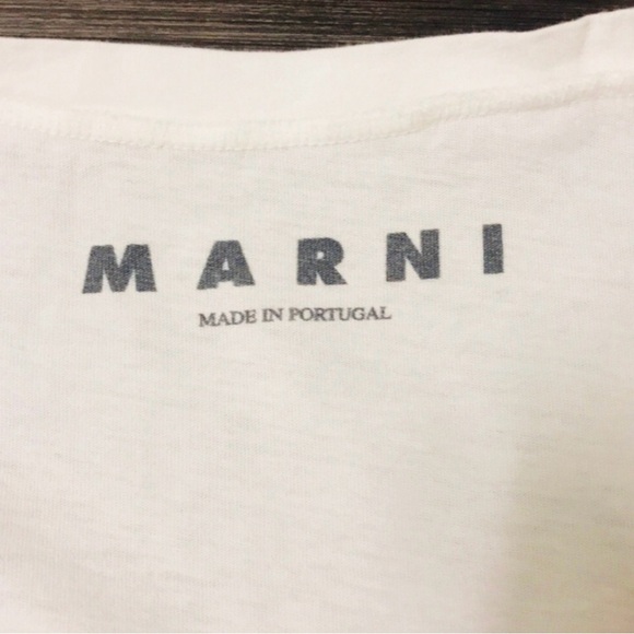 Marni Pink Graphic T-Shirt - Picture 3 of 4